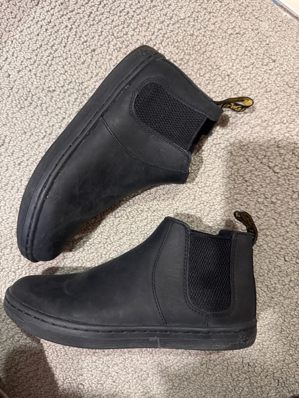dr martens Black Chelsea Slip-On Casual Shoe